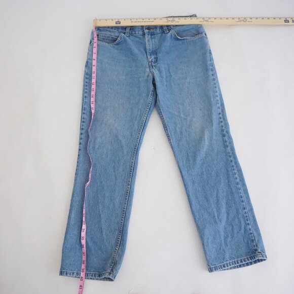 Great Western Garment Light Wash Denim Jeans Classic Straight Old Money 36x30 - Picture 3 of 16